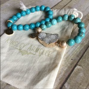 Kinsley Armelle Turquoise Bead Stack
